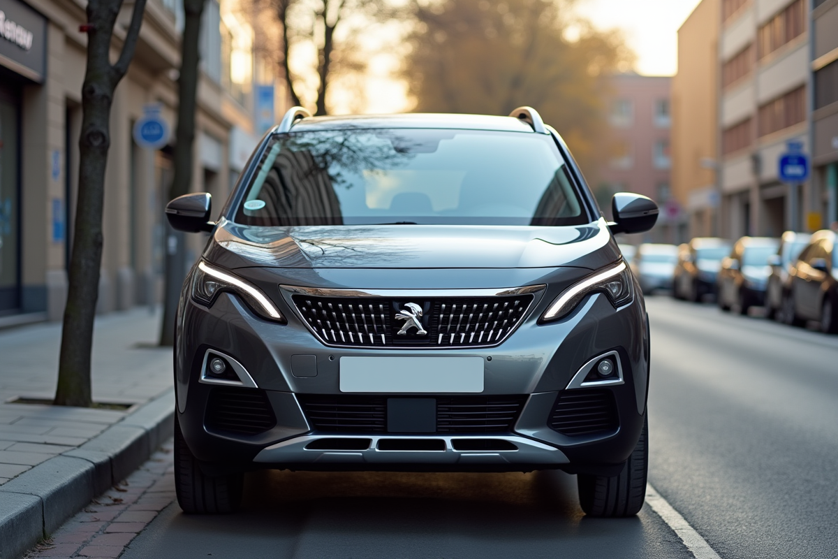 Peugeot 3008 d'occasion en ville en journée